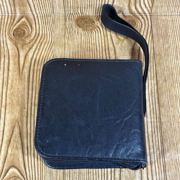 Faux‎ Leather Cd Media Case 24 Double Sides Pages 50 Slots - Picture 1 of 6